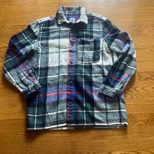 Zara Multicolor Plaid Flannel Shirt